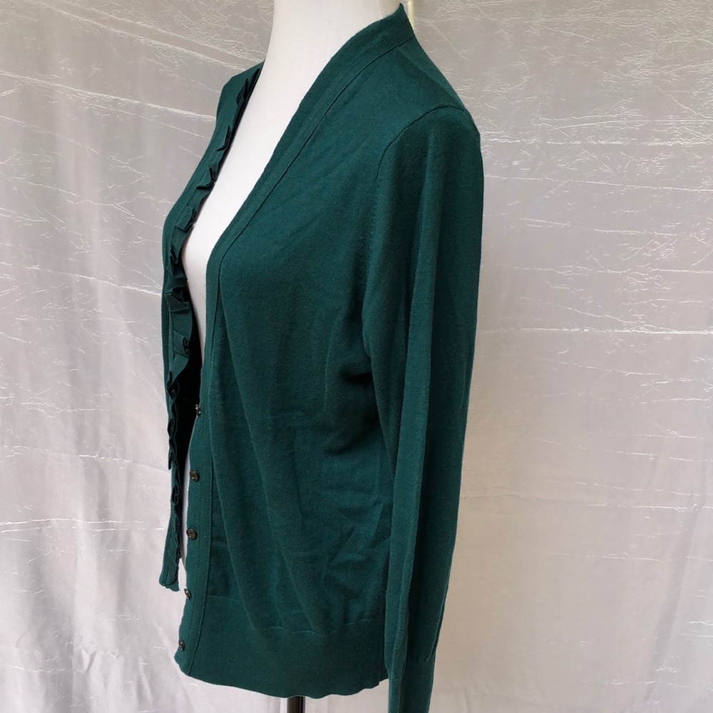 Loft| Ruffle front Cardigan| XL - Picture 3 of 7